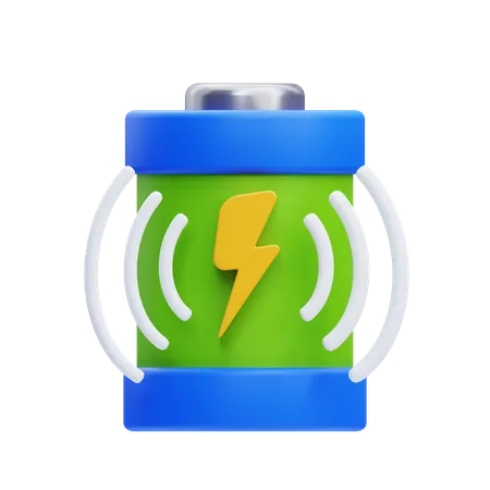 Charge de la batterie  3D Icon