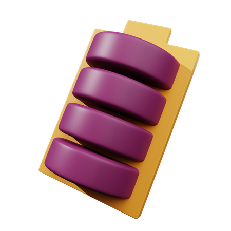 Charge de la batterie  3D Icon