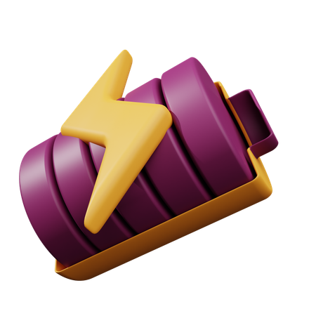 Charge de la batterie  3D Icon
