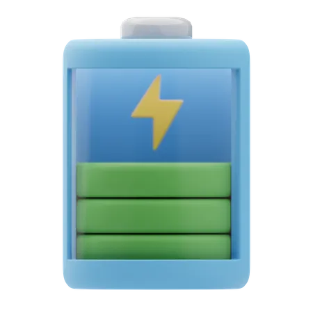Charge de la batterie  3D Icon