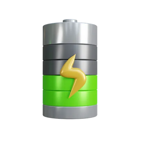 Charge de la batterie  3D Icon