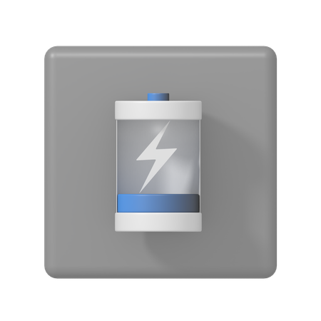 Charge de la batterie  3D Icon