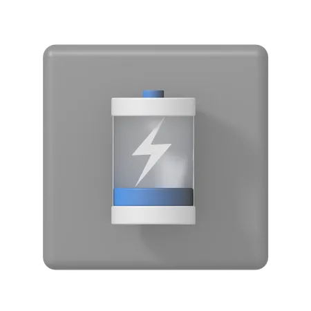 Charge de la batterie  3D Icon