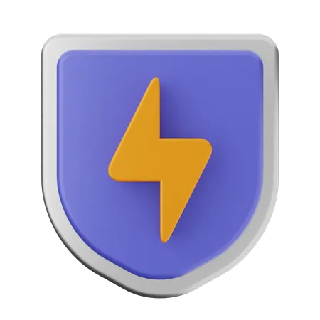 Charge Shield Protection  3D Icon