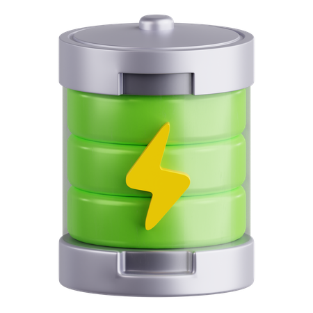 Batterie en charge  3D Icon