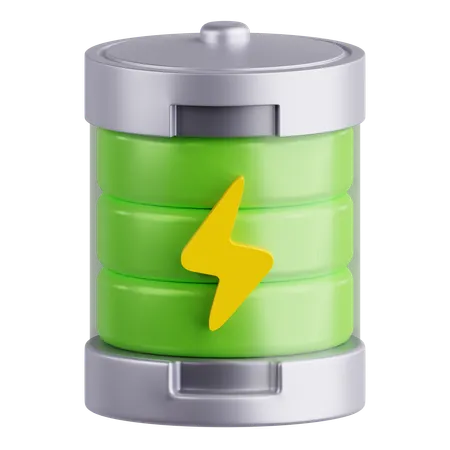 Batterie en charge  3D Icon