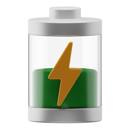 Batterie en charge  3D Icon