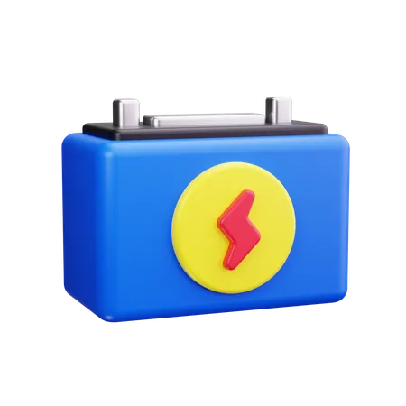 Charge de la batterie  3D Icon