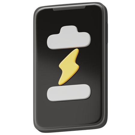 Batterie en charge  3D Icon