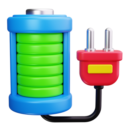 Charge de la batterie  3D Icon