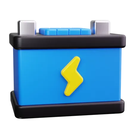 Batterie en charge  3D Icon