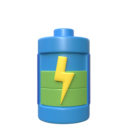 Batterie en charge  3D Icon