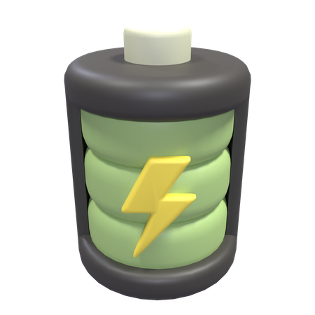 Batterie en charge  3D Icon