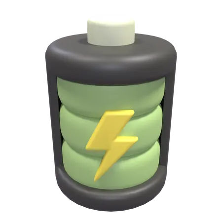 Batterie en charge  3D Icon