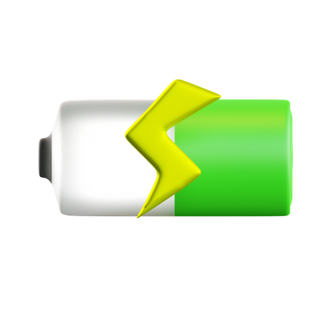 Batterie en charge  3D Icon