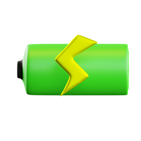 Batterie en charge  3D Icon