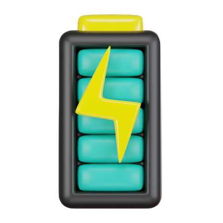 Batterie en charge  3D Icon