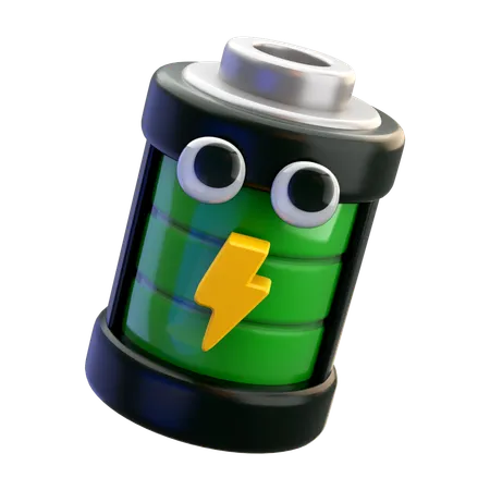 Batterie en charge  3D Icon