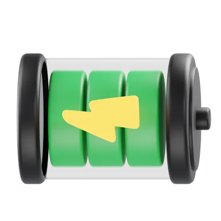 Batterie en charge  3D Icon