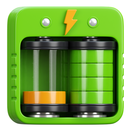 Chargeur de batterie  3D Icon