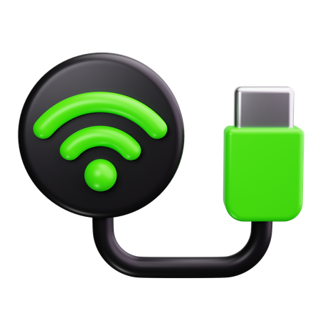 Chargeur sans fil  3D Icon