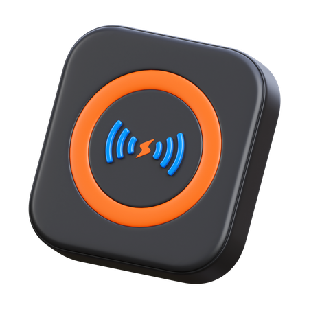 Chargeur sans fil  3D Icon