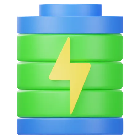 Charging Battery 3 D Illustration 3D Icon