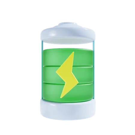 Battery Charge 3 D Icon 3D Icon