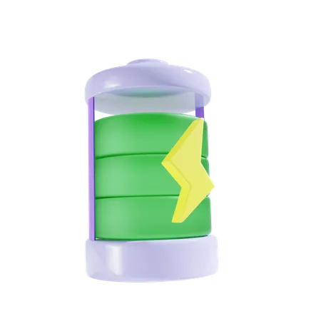 Battery Charge 3 D Icon 3D Icon