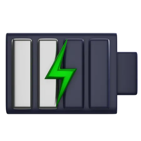 3 D Render Battery Charging Illustration 3D Icon