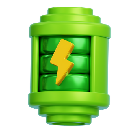 Charging Battery  3D Icon