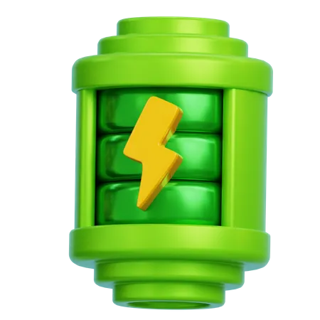 Charging Battery  3D Icon