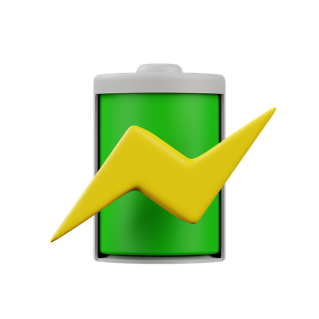 Charging Battery  3D Icon