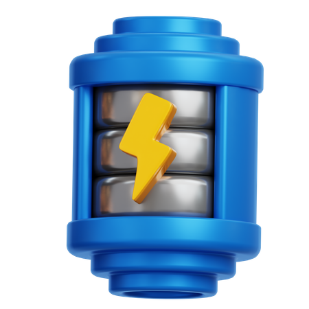 Charging Battery  3D Icon