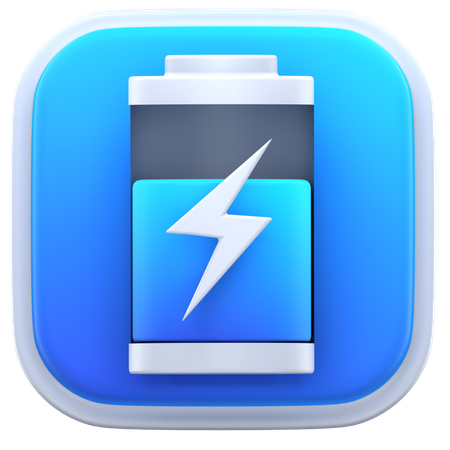 Charging Battery  3D Icon