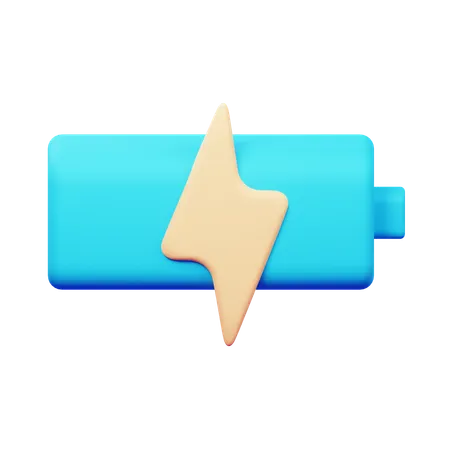 Charging Battery  3D Icon