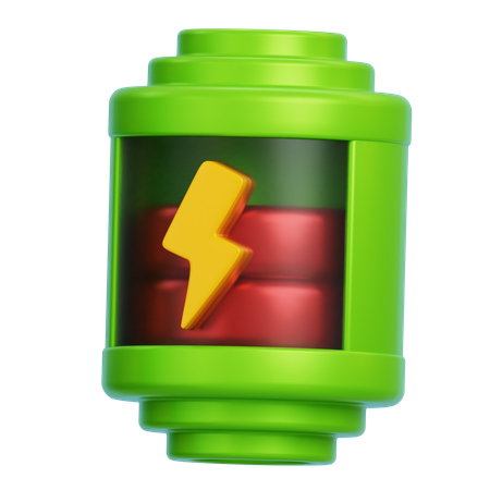 Charging Battery  3D Icon