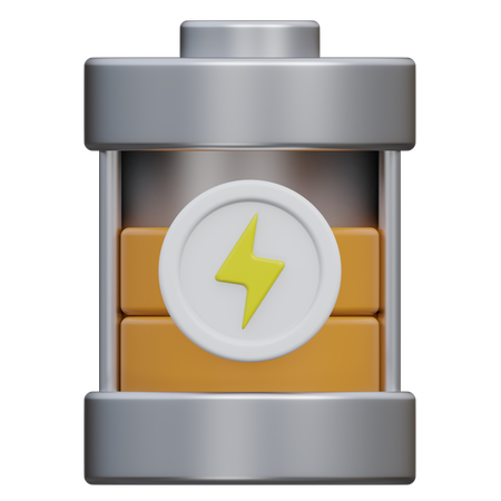 Charging Battery  3D Icon