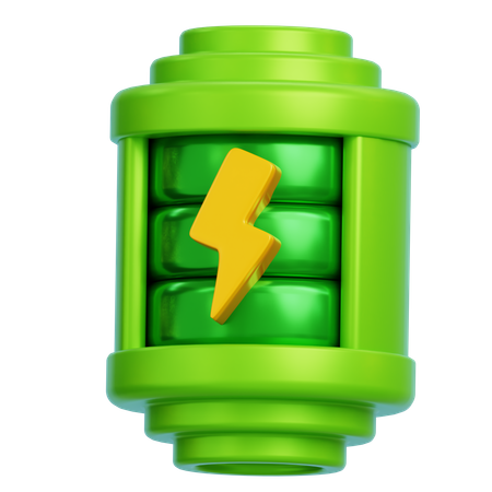 Charging Battery  3D Icon