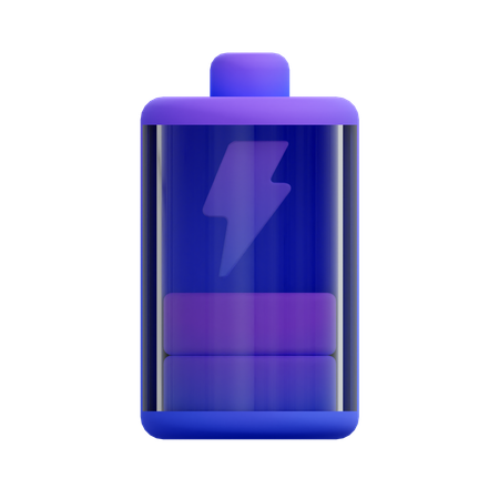 Charging Battery  3D Icon