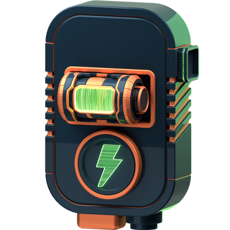 Charging Battery  3D Icon