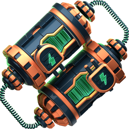 Charging Battery  3D Icon