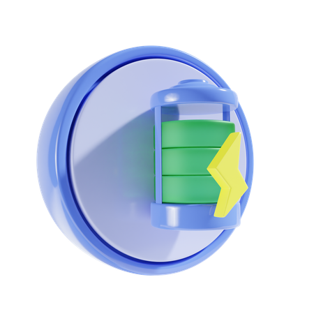 Charging Battery  3D Icon