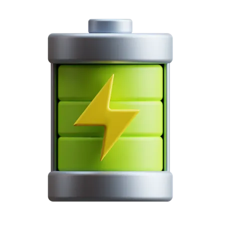 Charging Battery Icon With 3 D Style 3D Icon