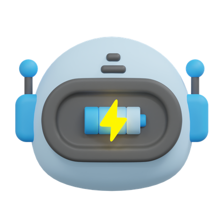 Charging bot  3D Icon