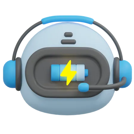 Charging bot  3D Icon