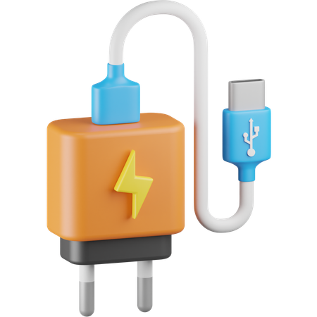 Charging Cable  3D Icon