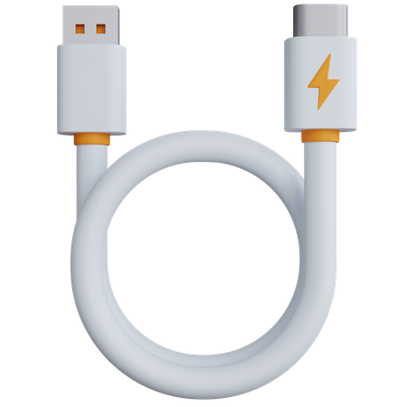 Charging Cable  3D Icon