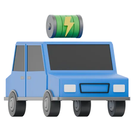 充電中の車  3D Icon