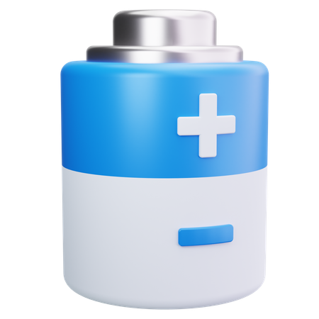 充電セル  3D Icon